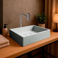 Cuba Oregon Cimento Com Torneira Inox E Válvula Oculta Cimento - 2