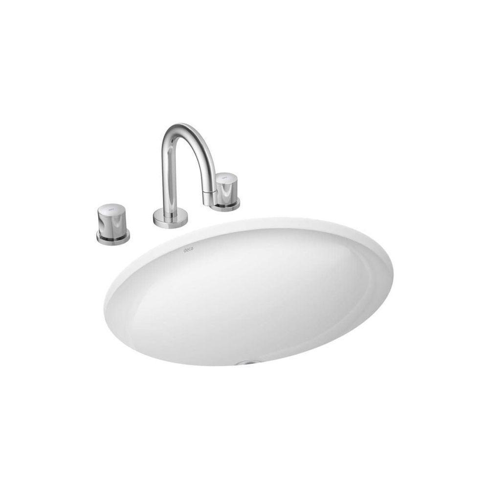 Cuba Embutir Oval Branco Gelo 490x365 - L3717 - Deca - Cuba Embutir Oval Branco Gelo 49x36,5- L3717 - Deca - 1