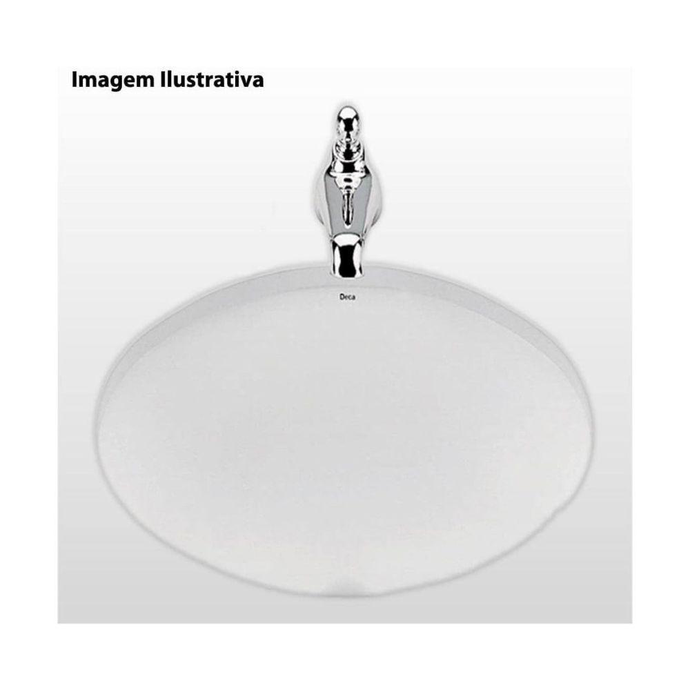 Cuba Embutir Oval Branco Gelo 490x365 - L3717 - Deca - Cuba Embutir Oval Branco Gelo 49x36,5- L3717 - Deca - 2