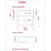 Cuba De Apoio Quadrada Conect Q32 Moveismarket - 7
