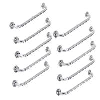 Barra De Apoio Alça Banheiro 60Cm Kit 10 Und Suporte Idoso D - 1