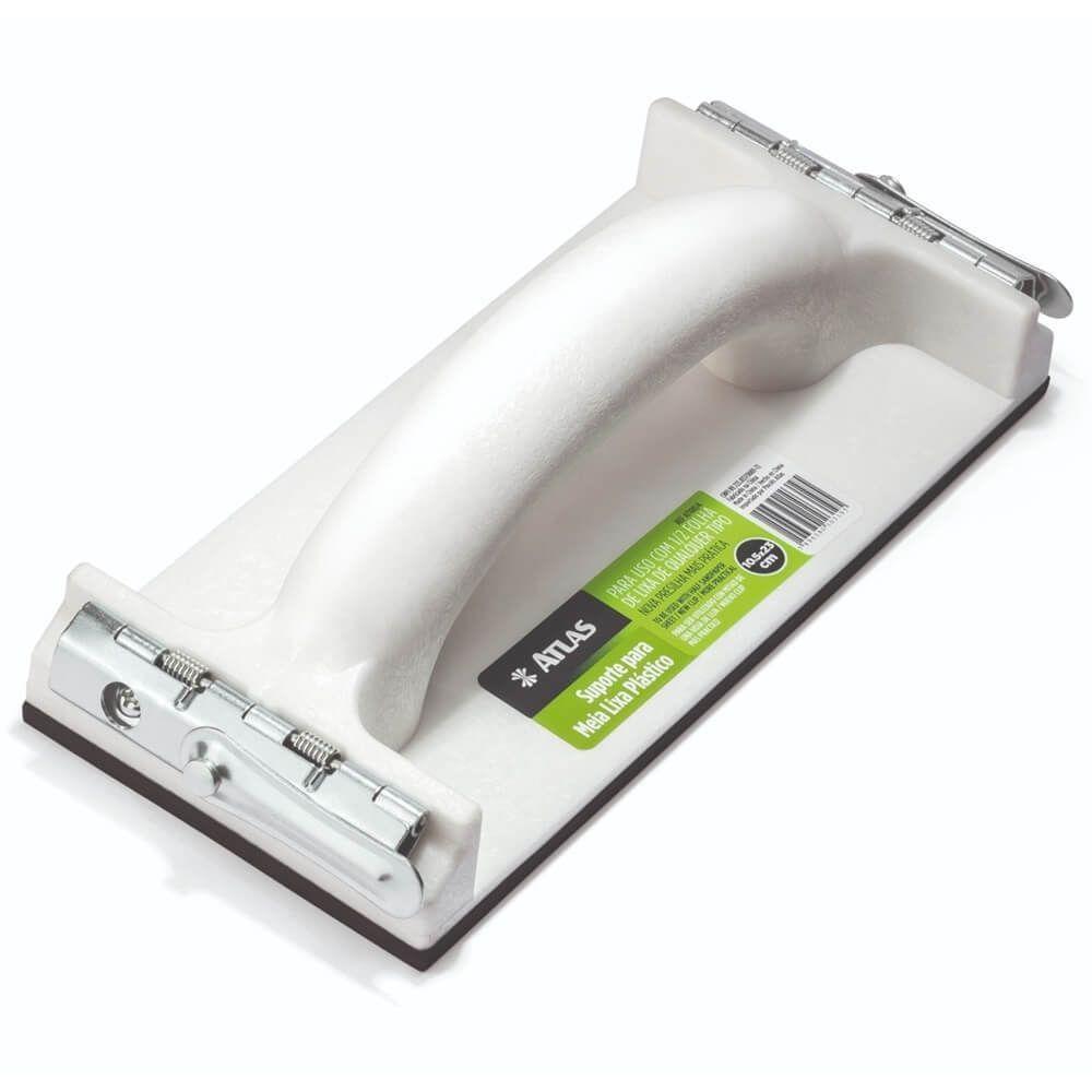 Suporte Plástico Manual Para Meia Lixa - At100-4 - Pincéis Atlas - 1