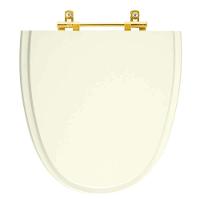 Tampa De Vaso Poliéster Aloha Pergamon Para Bacia Celite Com Ferragem Dourada - 1