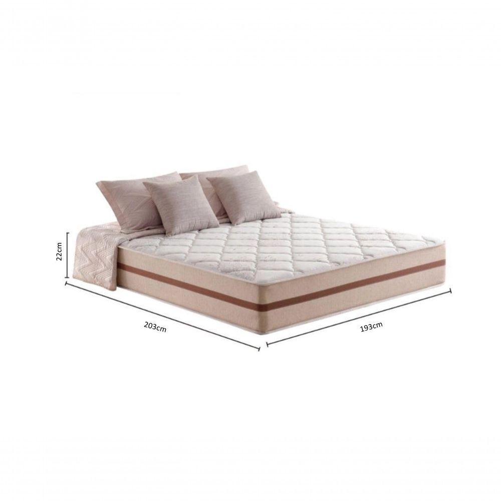 Cama Box Baú King Tecido Sintético Preto Com Colchão Pillow Angel - Bello Box - Molas Ensacadas - 3