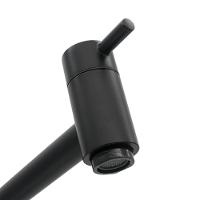 Torneira Lavatório Mesa Bica Baixa Preto Fosco 1/4v Luxo