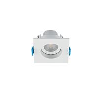 Spot De Led De Embutir Recuado Stella Easy Evo Mr11 Quadrado 3w Bivolt Branco - 3000k - Luz Amarela - 2