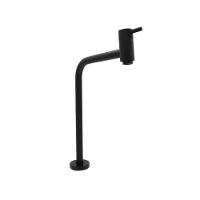 Torneira Pia Banheiro Mesa Bica Reta Preto Fosco 1/4v Luxo - 1