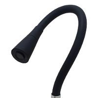 Torneira Misturador Cozinha Tubo Conic Flexível Preto Duplo 2 Jato Mesa - 2