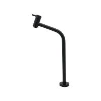 Torneira Pia Lavatório Mesa Bica Alta Preto Fosco 1/4v Luxo - 3