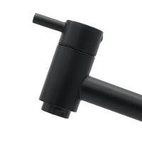 Torneira Pia Lavatório Mesa Bica Alta Preto Fosco 1/4v Luxo