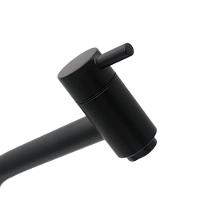 Torneira Pia Lavatório Mesa Bica Alta Preto Fosco 1/4v Luxo - 6