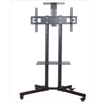 Suporte Para Tv De Chao Com Rodinhas Estante Para Monitor Televisao Universal Com Prateleira Ate 65 Polegadas Estante Pe - 2