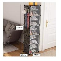 Sapateira Armario Organizador De Sapato 9 Prateleiras Porta Treco Ajustavel Praia Quarto Camping - 2