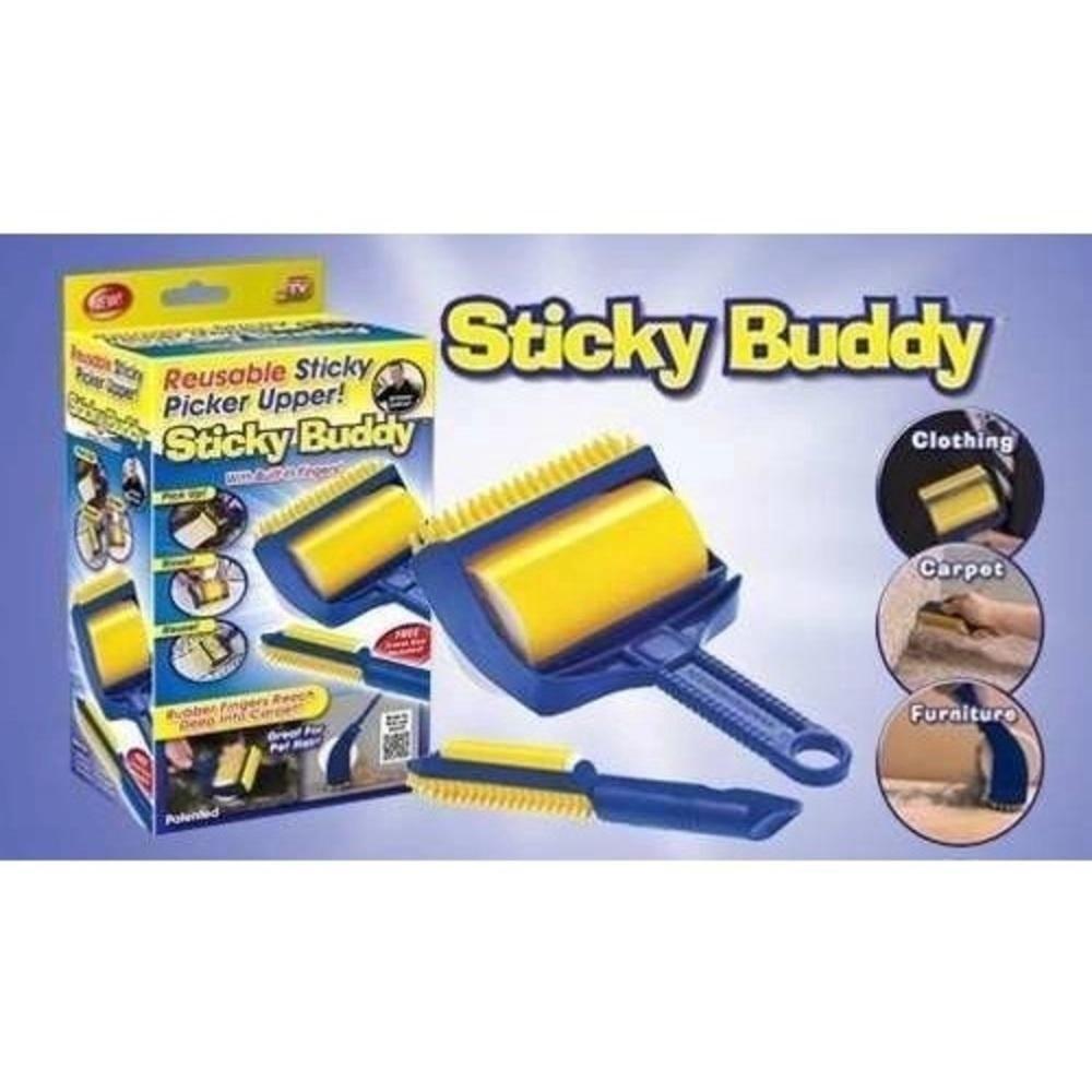 Rolo Removedor De Pelos Escova Magica Kit Lavavel 2 Em 1 Caes Gato Pet Comida Farelo Sofa Carro - 7