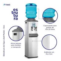 Bebedouro De Coluna Para Garrafão Master Inox 220V Libell