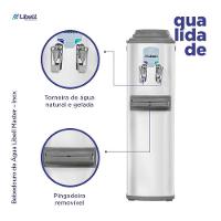 Bebedouro De Coluna Para Garrafão Master Inox 220V Libell - 5