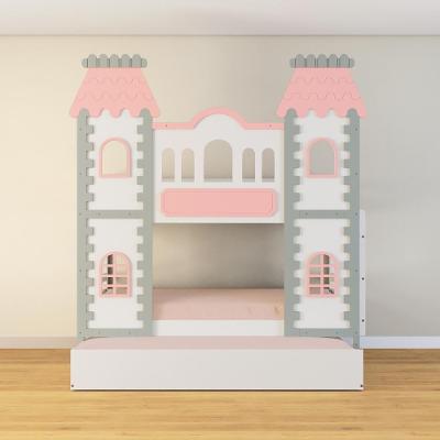 Treliche Castelo Encantado - Madeira Maciça Branco/cinza/rosa Housin