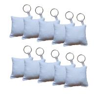 Kit 10 Almochaveiros Poliester Ideal Sublimação Branco - 1