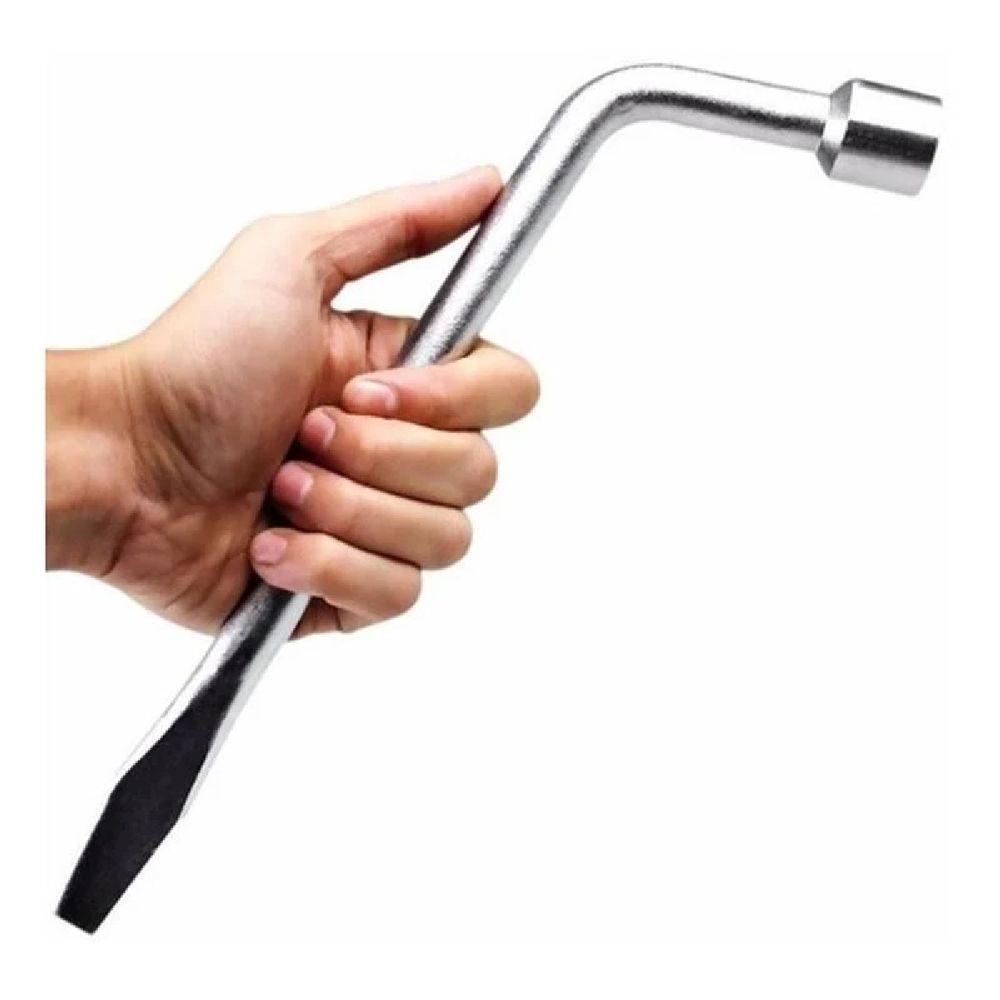 Chave De Roda Tipo L Com Espatula 17 Mm Famastil - 2