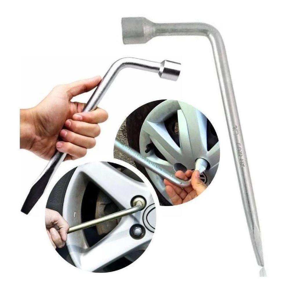 Chave De Roda Tipo L Com Espatula 17 Mm Famastil - 3