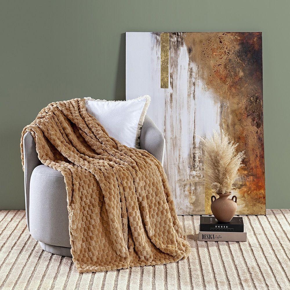 Cobertor Marshmallow Queen 01 Peça - Caramelo - 2