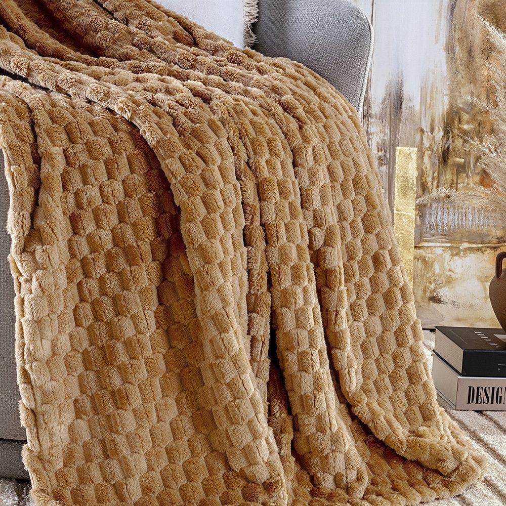 Cobertor Marshmallow Queen 01 Peça - Caramelo - 4