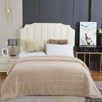 Cobertor Manta Himaláia Queen Ultrasoft Dupla Face - Cáqui - 100% Poliéster - 2