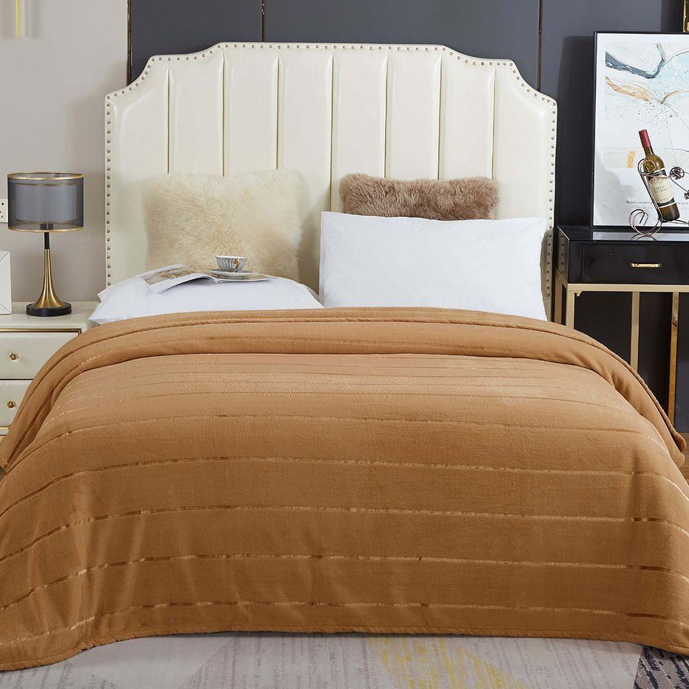 Cobertor Manta Himaláia Queen Ultrasoft Dupla Face - Terracota - 100% Poliéster - 3