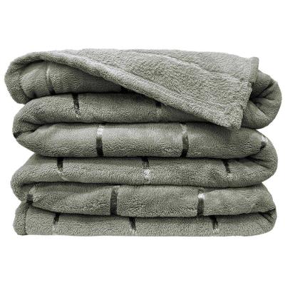 Cobertor Manta Himaláia Queen Ultrasoft Dupla Face - Cinza - 100% Poliéster