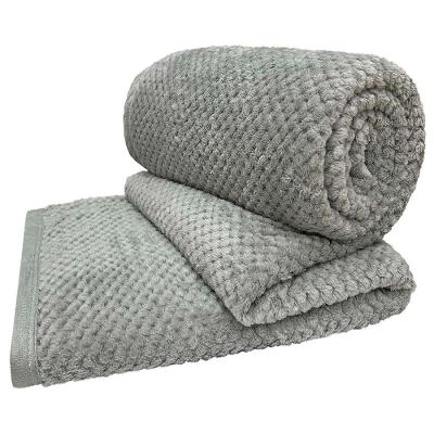 Cobertor Manta Elite Queen Ultrasoft Dupla Face - Cinza - 100% Poliéster