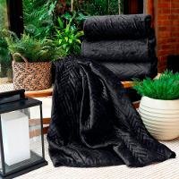 Cobertor Buettner King Flannel Plush 100% Poliéster Dupla Face 260mx280m Preto / Metal Escuro - 3