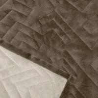 Cobertor Buettner King Flannel Plush 100% Poliéster Dupla Face 260mx280m Chocolate Escuro / Chocolate Claro - 3