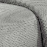 Cobertor Queen Popcorn Manta Flannel Extra Macia - Cinza - 2