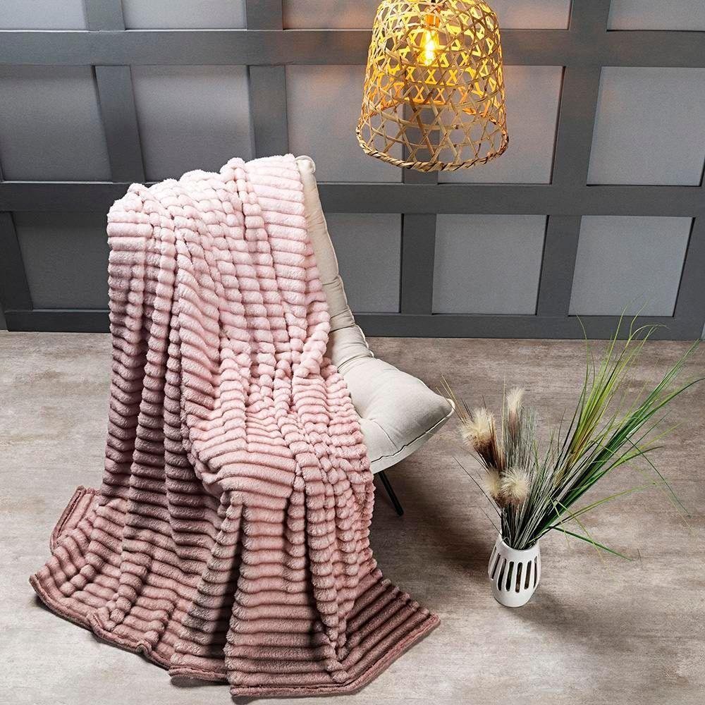 Cobertor Queen Fluffy Manta Flannel Ultrasoft - Pancake - 2