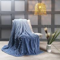 Cobertor Queen Flannel Juliet 100% Poliéster - Azul