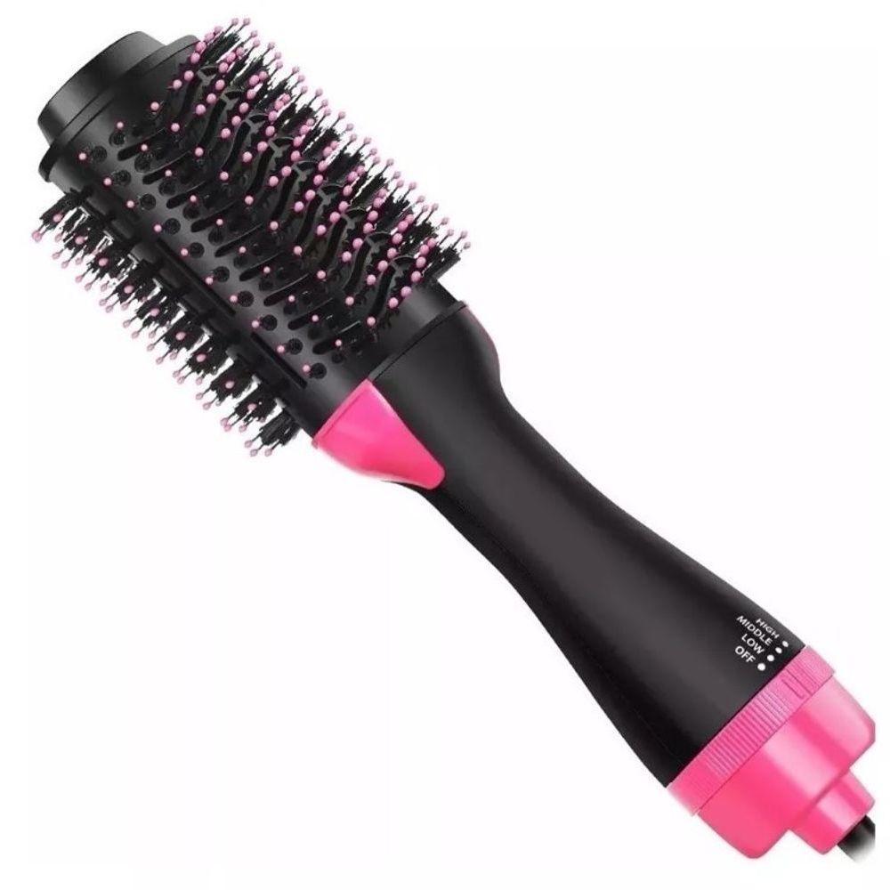 Escova Secadora Luxx Hair 1000w 3 Velocidades 127 - Preta-rosa - 3