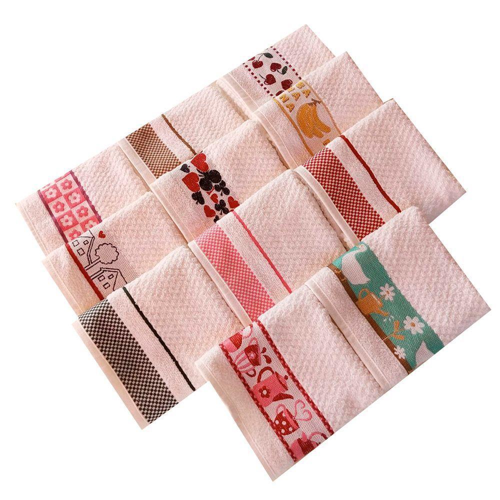 Kit (02 Unidade) Pano De Copa Lmpeter Atoalhado Com Barra Decorada Jacquard 45cmx70cm Branco - 6