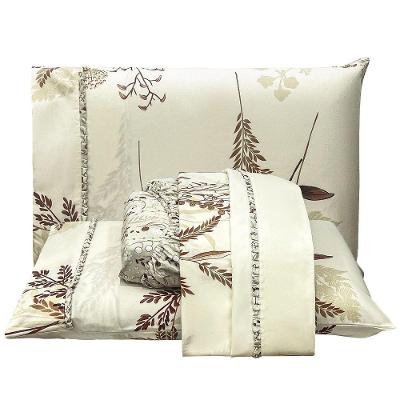 Jogo Lençol Queen Primor 4pç 100% Poliéster Damasc