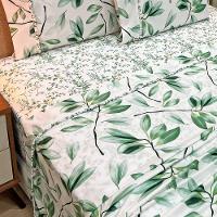 Jogo Lençol Casal Primor 4pç 100% Poliéster Flo_verd - 2