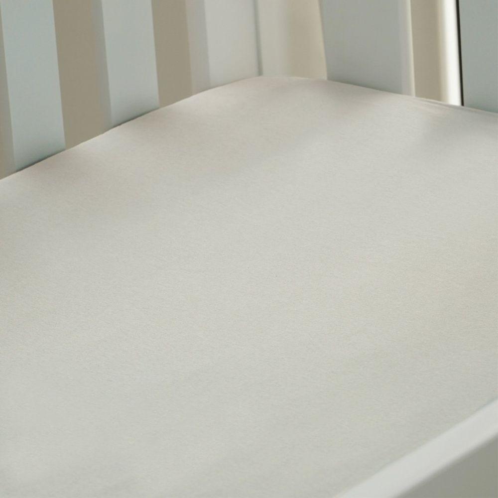 Lençol De Berço Com Elástico Malha 100% Algodão 125g-m² 70x130x15cm Duna - 1