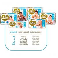 Fralda Descartável Mili Love & Care Rn 9 Pacotes C- 18 Fraldas (total: 162 Fraldas) Premium - 6