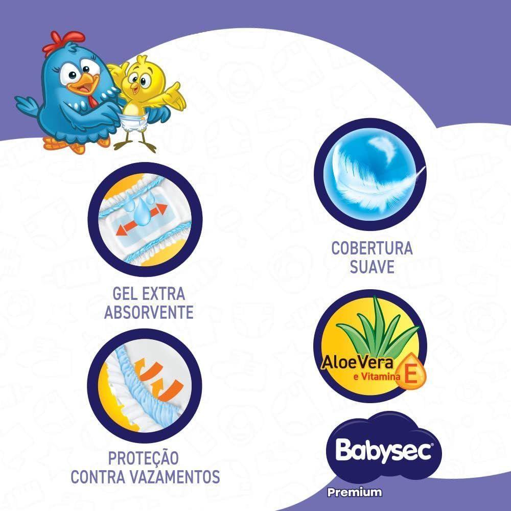 Fralda Babysec Ultrasec Azul Galinha Pintadinha M 26 Unidades - 2