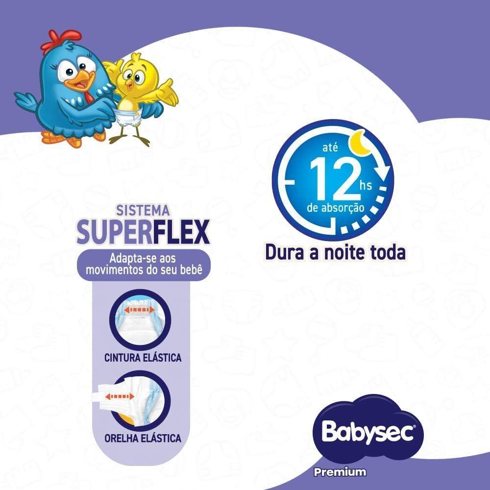 Fralda Babysec Ultrasec Azul Galinha Pintadinha M 26 Unidades - 3