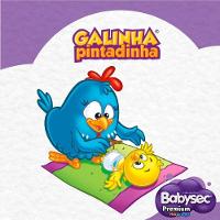 Fralda Babysec Ultrasec Azul Galinha Pintadinha M 26 Unidades
