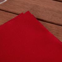 Kit Guardanapos Basic 2 Peças 35cm X 35cm 100% Poliéster Tecido Oxford - Vermelho - 2