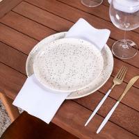 Kit Guardanapos Basic 2 Peças 35cm X 35cm 100% Poliéster Tecido Oxford - Branco - 3