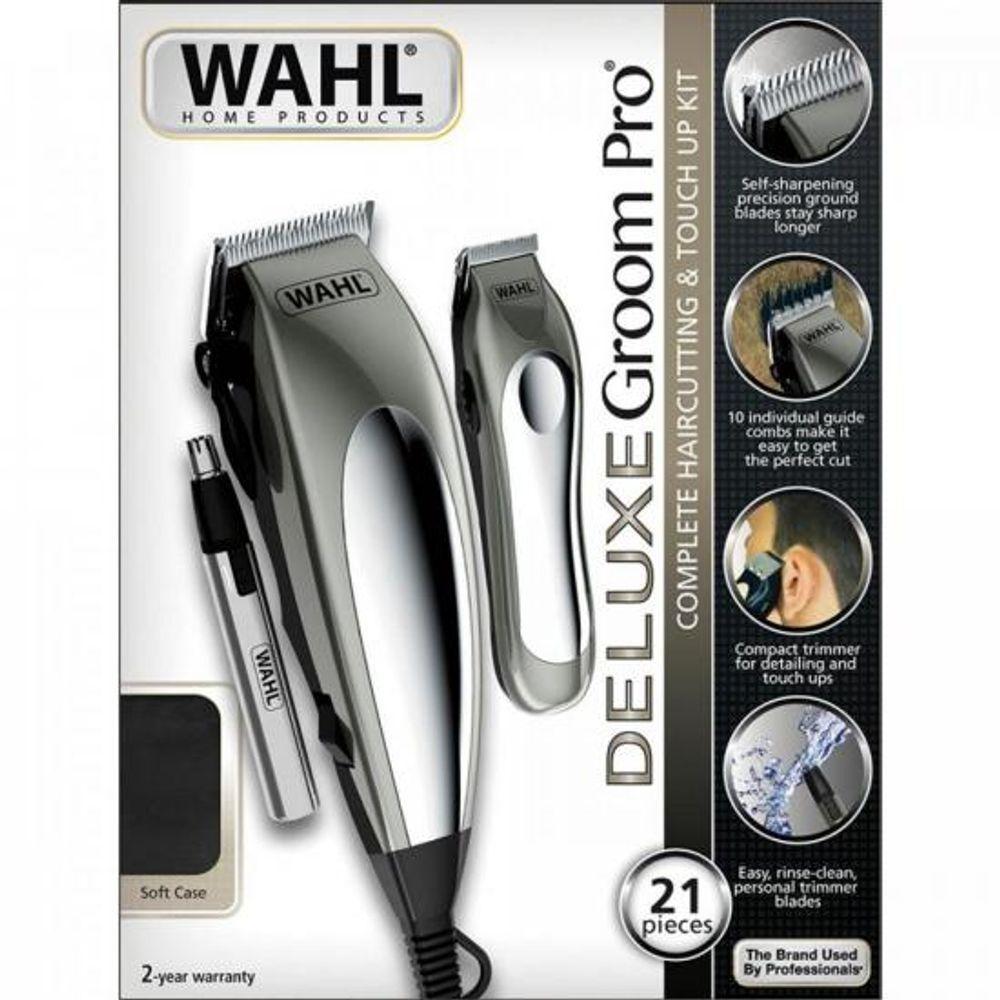 Kit De Máquina De Corte E Aparador Wahl Deluxe Groom Pro 220v - 2