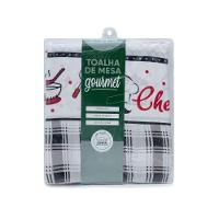 Toalha De Mesa Quadrada 4 Lugares 1,40x1,40m Impermeável Appel Cheff - 5