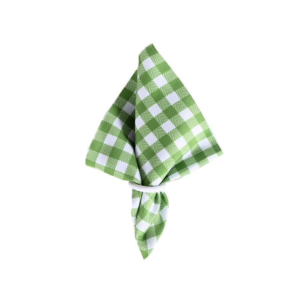 Kit 2 Guardanapos De Tecido Estampado Allegra 2 Peças 35cm X 35cm 100% Poliéster - Xadrez - 3