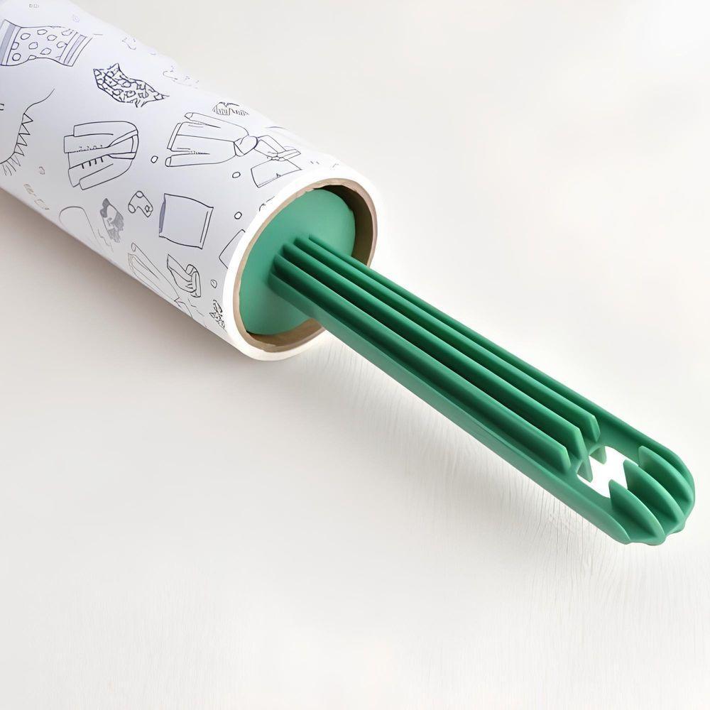 Kit 10 Removedor De Pelos Adesivo Giratório 60 Folhas 20cm - 5